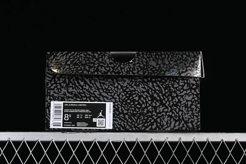 All categories Air Jordan Jordan series basketball shoes Air Jordan 3 Air Jordan 3 Retro "Cement Grey" AJ3 Joe 3 cement gray CT8532-106